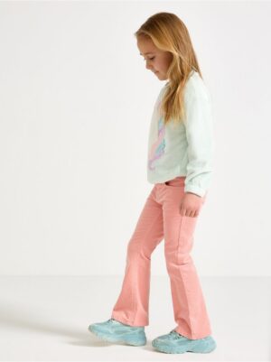 Flared corduroy trousers - 3001662-7550