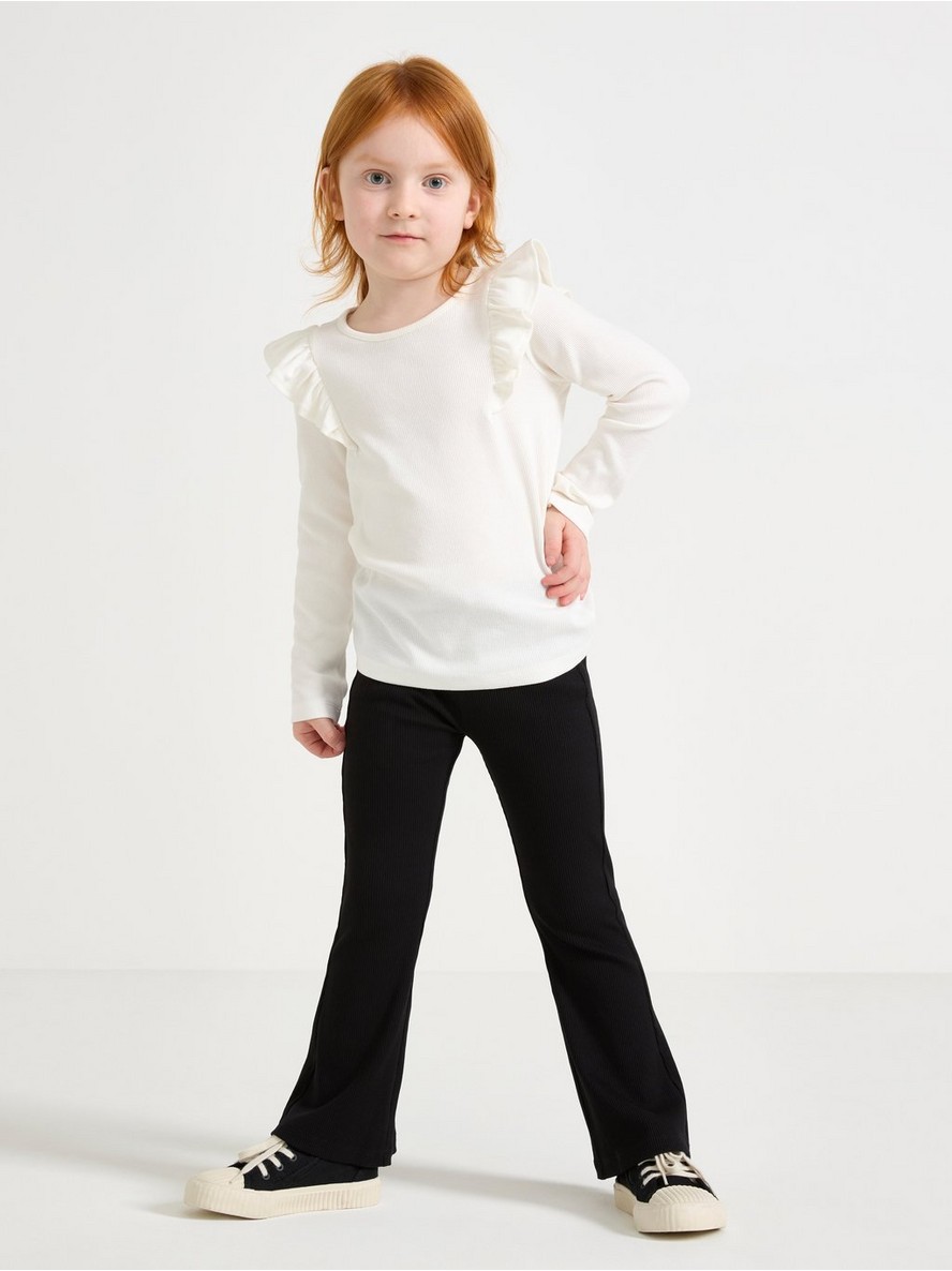 Helanke – Ribbed flared leggings