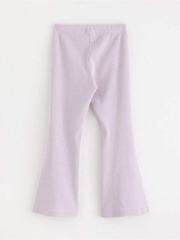 Ribbed flared leggings - 3004044-9959