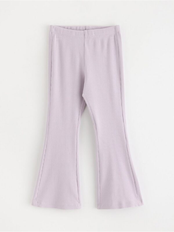 Ribbed flared leggings - 3004044-9959