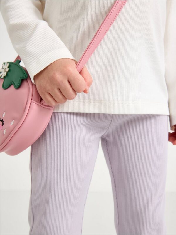 Ribbed flared leggings - 3004044-9959