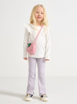 Ribbed flared leggings - 3004044-9959