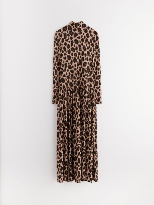 Long-sleeved maxi dress - 3004295-9609