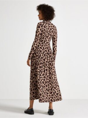 Long-sleeved maxi dress - 3004295-9609