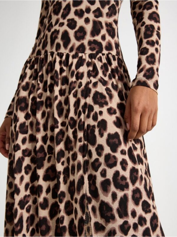 Long-sleeved maxi dress - 3004295-9609
