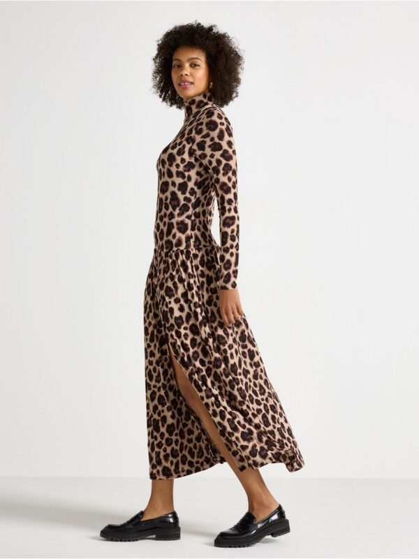 Long-sleeved maxi dress - 3004295-9609