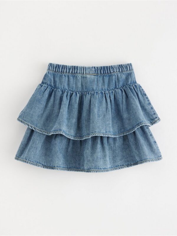 Skirt with denim look - 3004366-790