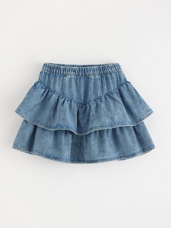 Skirt with denim look - 3004366-790