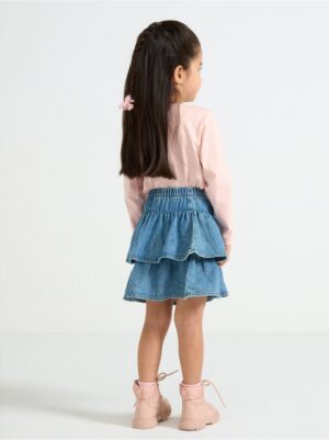 Skirt with denim look - 3004366-790