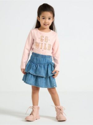 Skirt with denim look - 3004366-790
