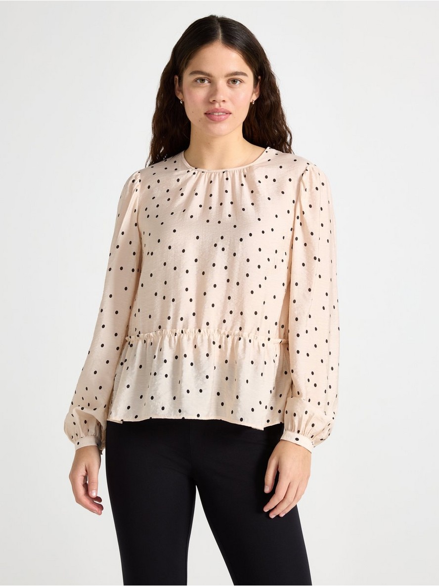 Bluza – Blouse with flounce edge