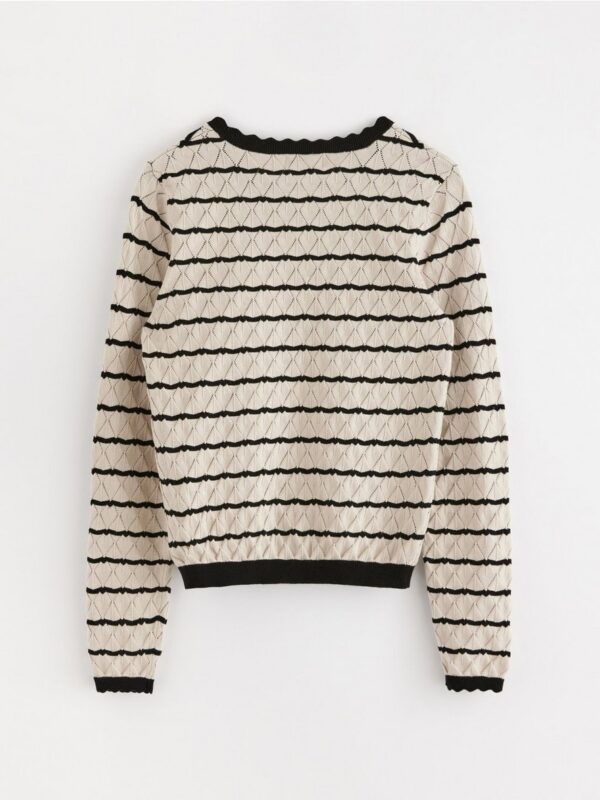Pattern-knit jumper - 3004525-7704