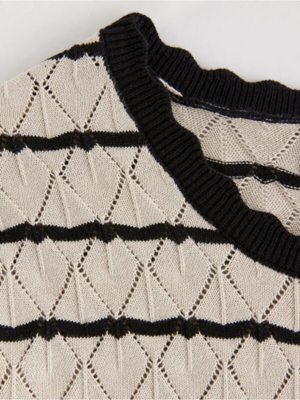Pattern-knit jumper - 3004525-7704