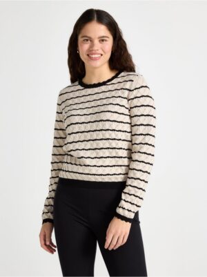Pattern-knit jumper - 3004525-7704