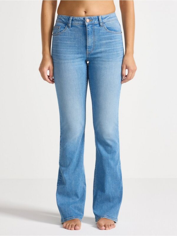 FLARE Karen stretch jeans with mid waist - 3004545-790