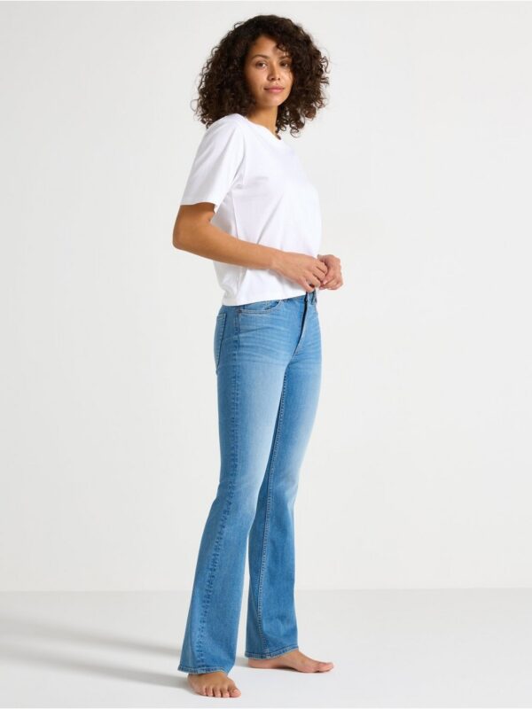 FLARE Karen stretch jeans with mid waist - 3004545-790