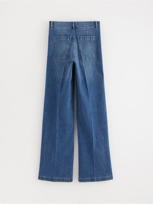 WIDE stretch  jeans with wide leg - 3004547-790