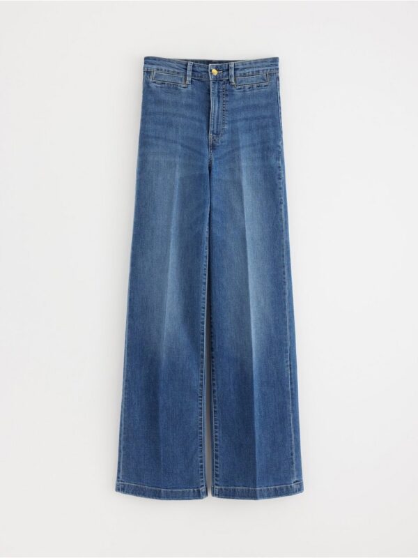 WIDE stretch  jeans with wide leg - 3004547-790