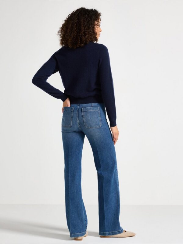 WIDE stretch  jeans with wide leg - 3004547-790