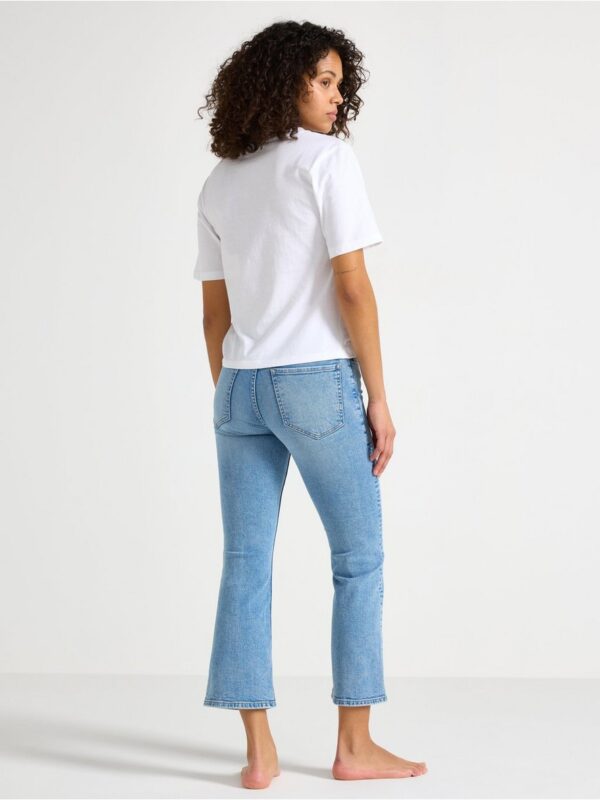 FLARE Karen cropped jeans with mid waist - 3004550-766