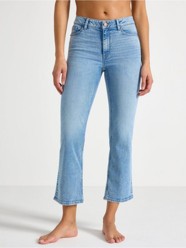 FLARE Karen cropped jeans with mid waist - 3004550-766