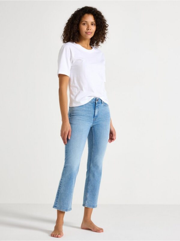 FLARE Karen cropped jeans with mid waist - 3004550-766