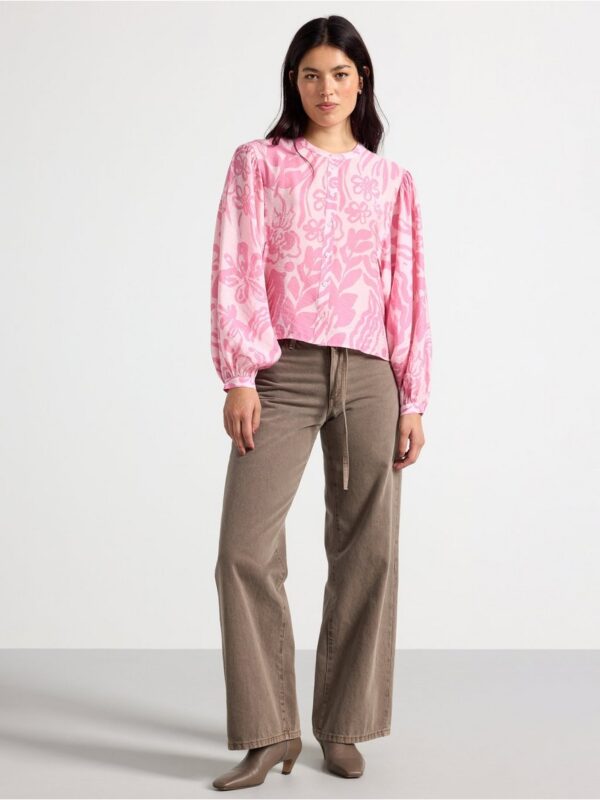 Long-sleeved blouse - 3004575-6963