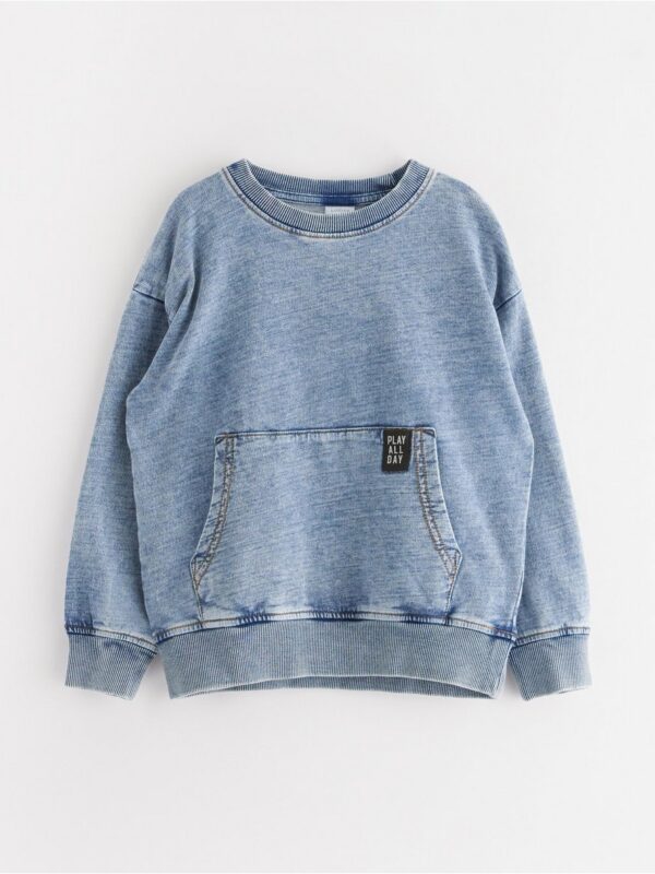 Sweatshirt with kangaroo pocket - 3004597-9392