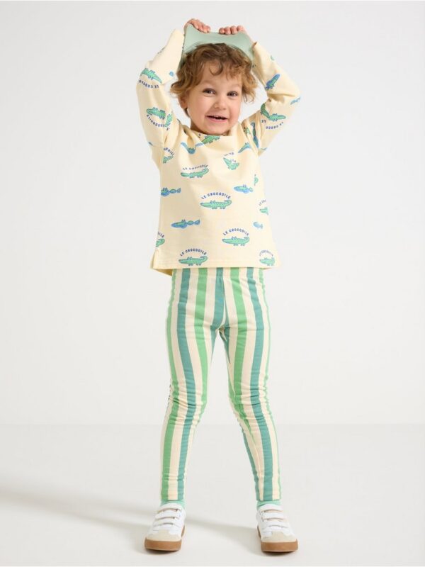 Leggings with brushed inside - 3004657-4573