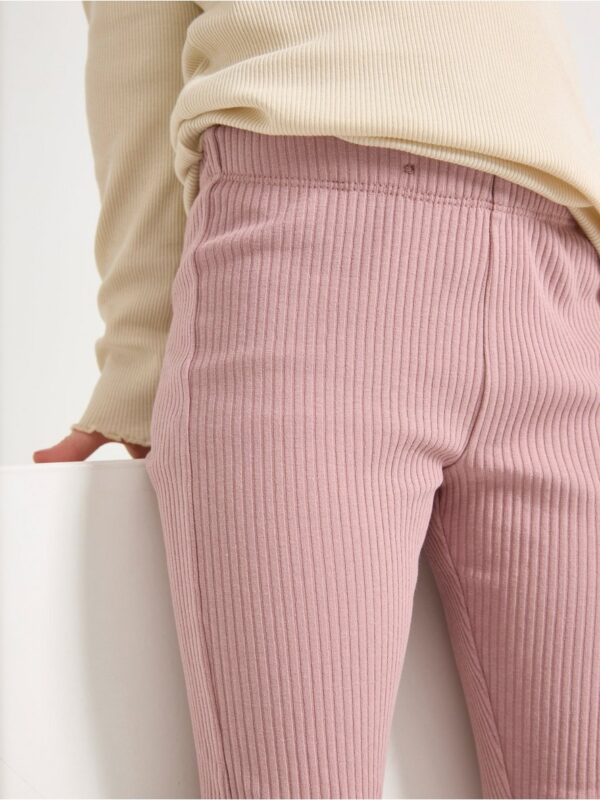 Ribbed leggings - 3004751-6917