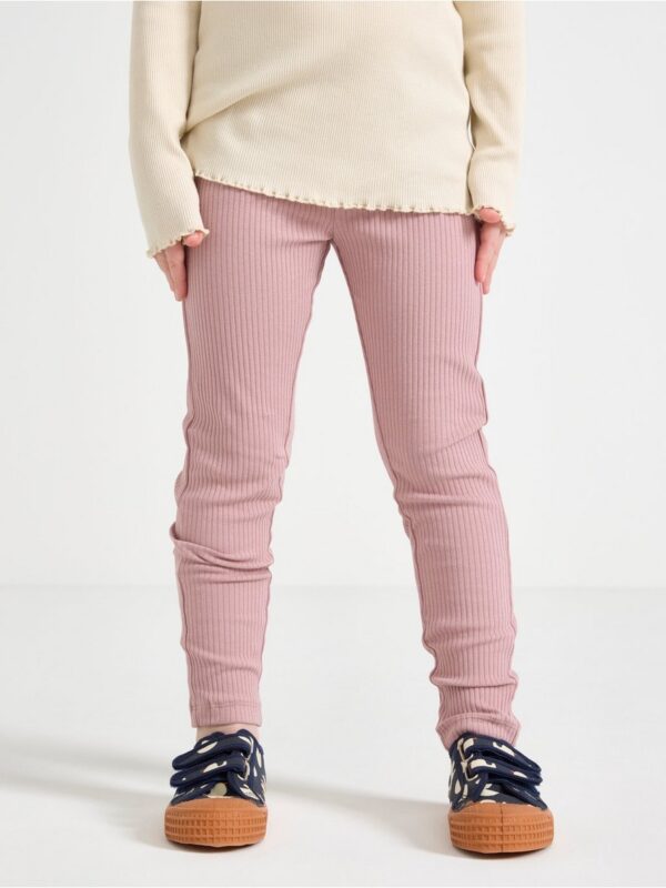 Ribbed leggings - 3004751-6917