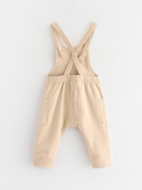 Dungarees with brushed inside - 3004763-7458