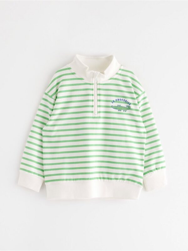 Sweatshirt with brushed inside - 3004816-3007