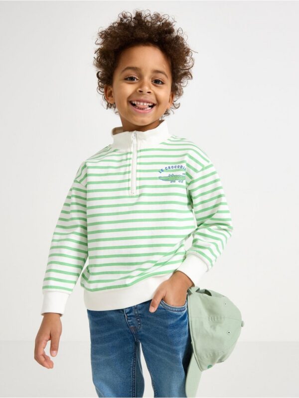 Sweatshirt with brushed inside - 3004816-3007