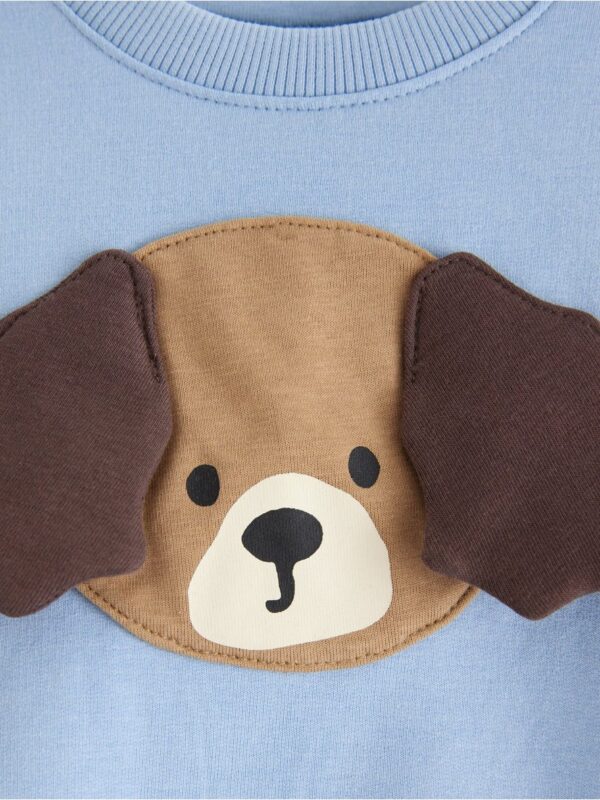 Sweatshirt with brushed inside - 3005147-8852