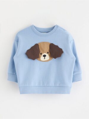 Sweatshirt with brushed inside - 3005147-8852