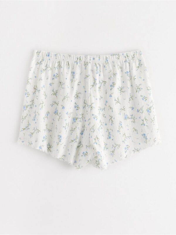 Pyjama shorts in pointelle - 3005277-1737