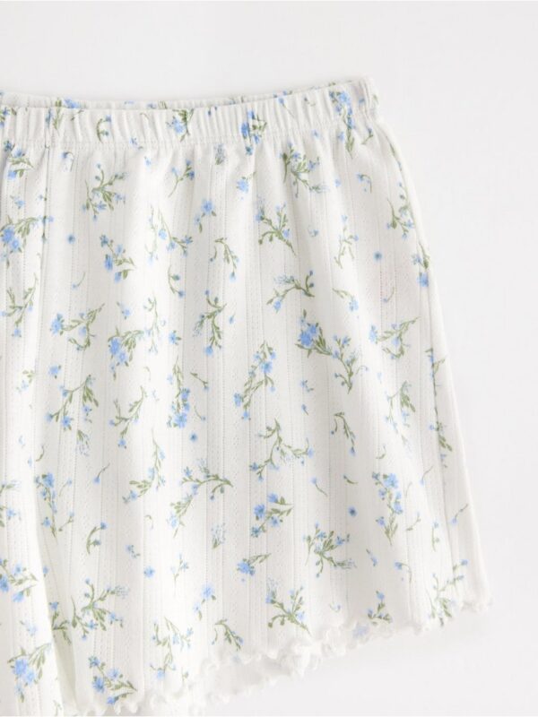 Pyjama shorts in pointelle - 3005277-1737