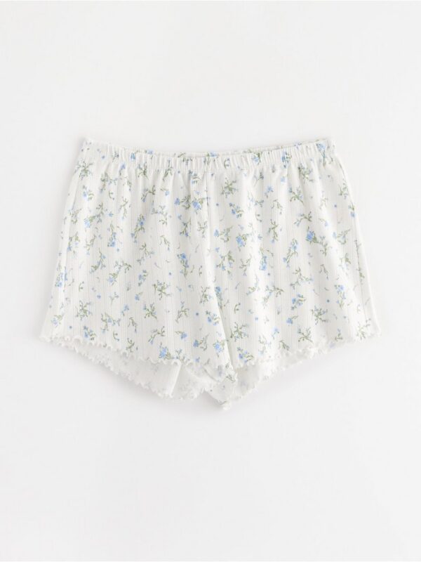 Pyjama shorts in pointelle - 3005277-1737