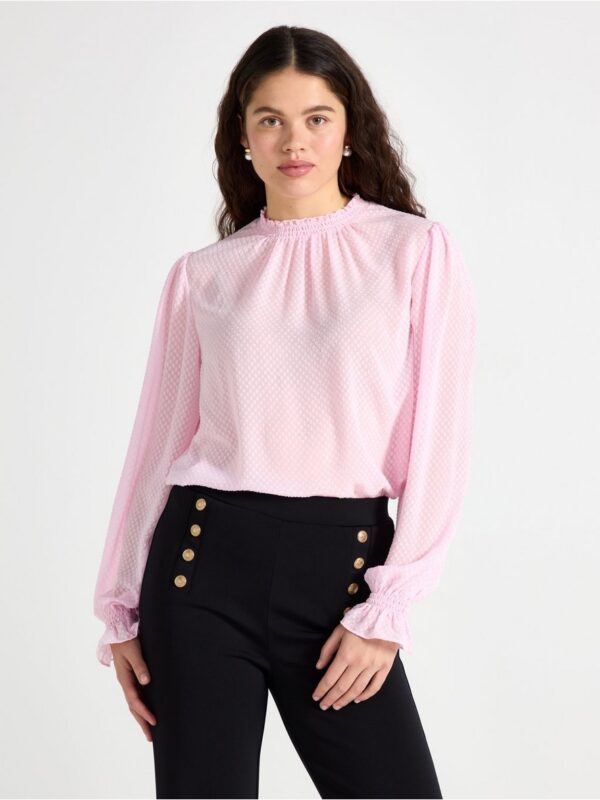 Long-sleeved blouse - 3005335-6963