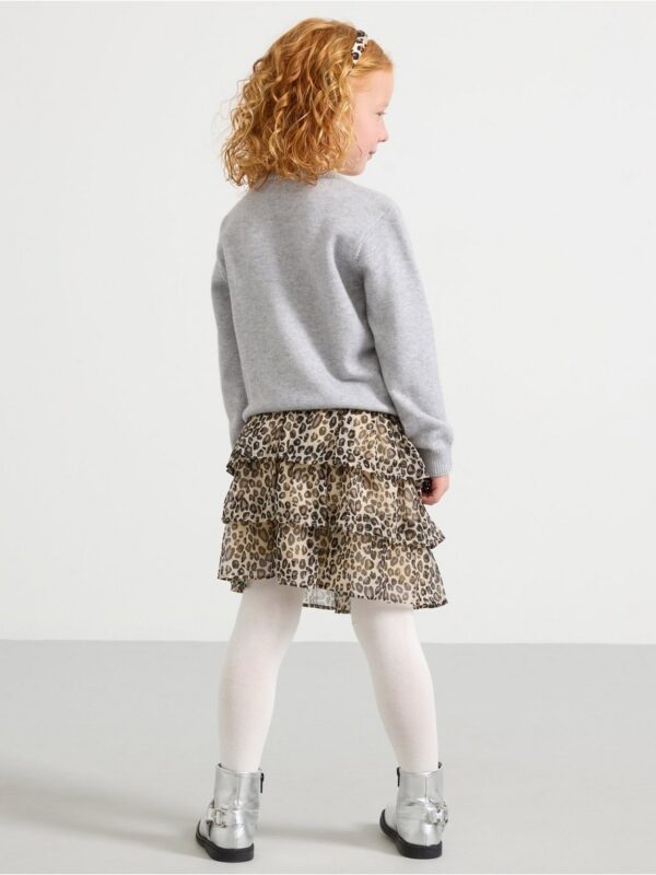 Skirt in chiffon - 3005923-8545