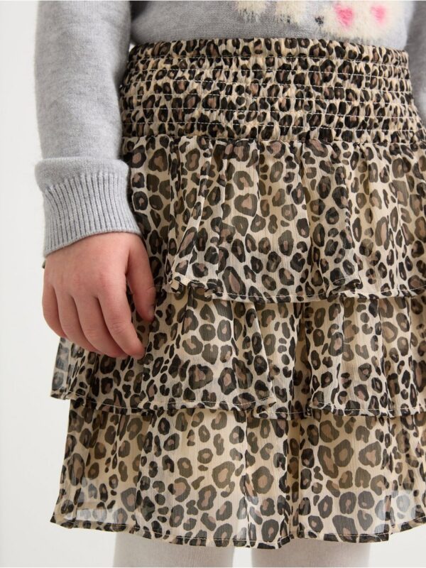 Skirt in chiffon - 3005923-8545