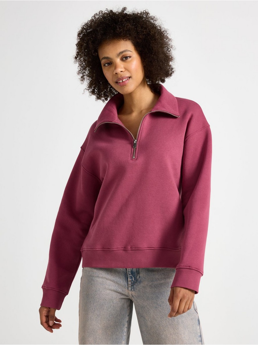 Dukserica – Sweatshirt with half-zip