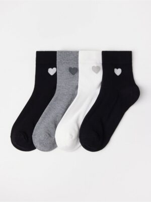 4-pack   High ankle socks - 8687743-80
