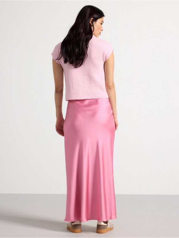 Maxi skirt in satin - 3000038-7362