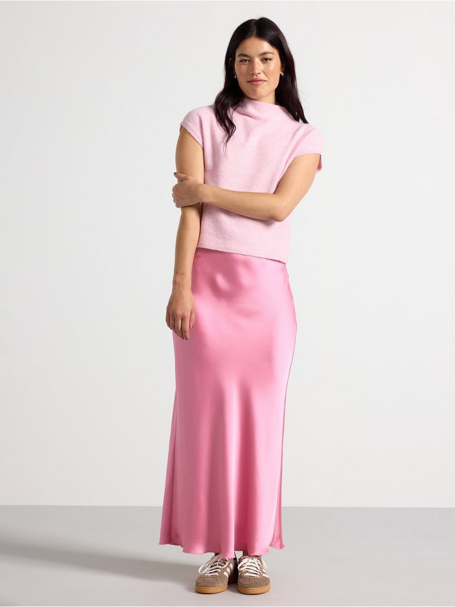 Suknja – Maxi skirt in satin