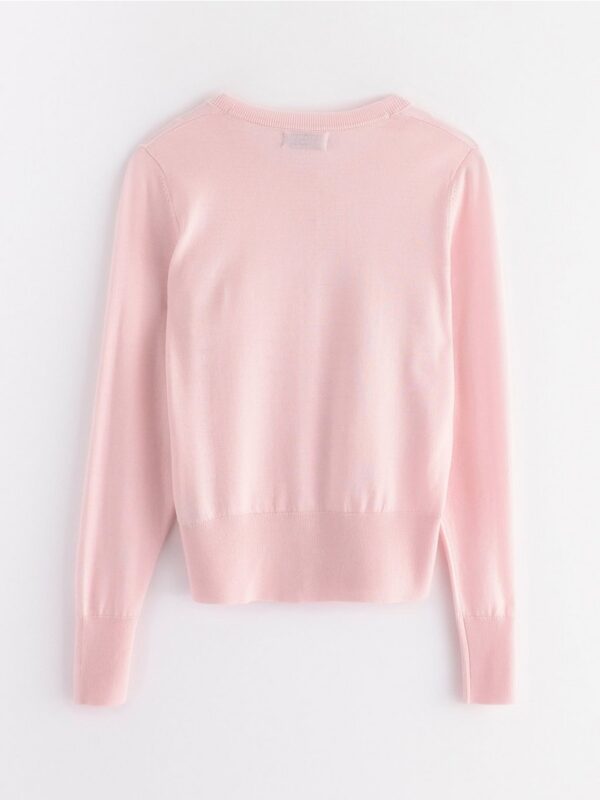 Fine-knit cardigan - 3000084-7561