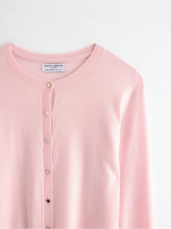 Fine-knit cardigan - 3000084-7561