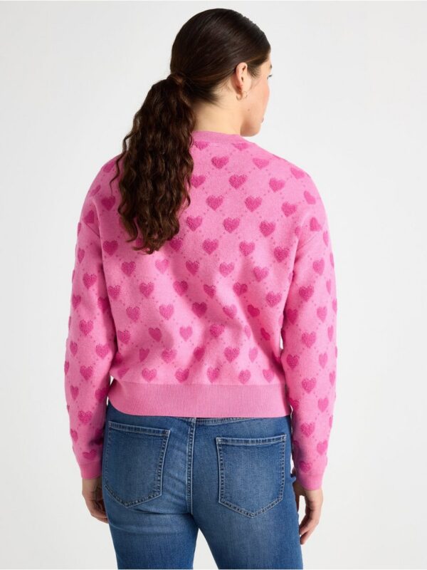 Jacquard-knit cardigan - 3000325-7821