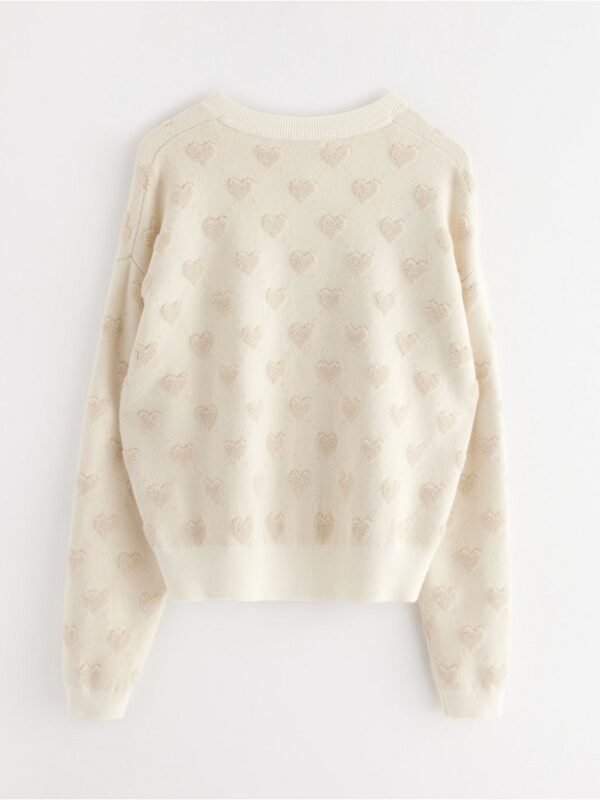 Jacquard-knit cardigan - 3000325-9606